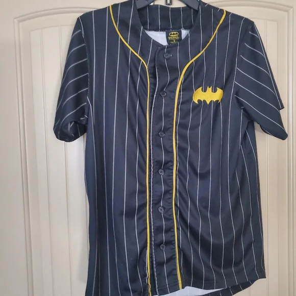 batman dress shirt Batman Costume Change Adult Regular Fit Long Sleeve Shirt 3X Large